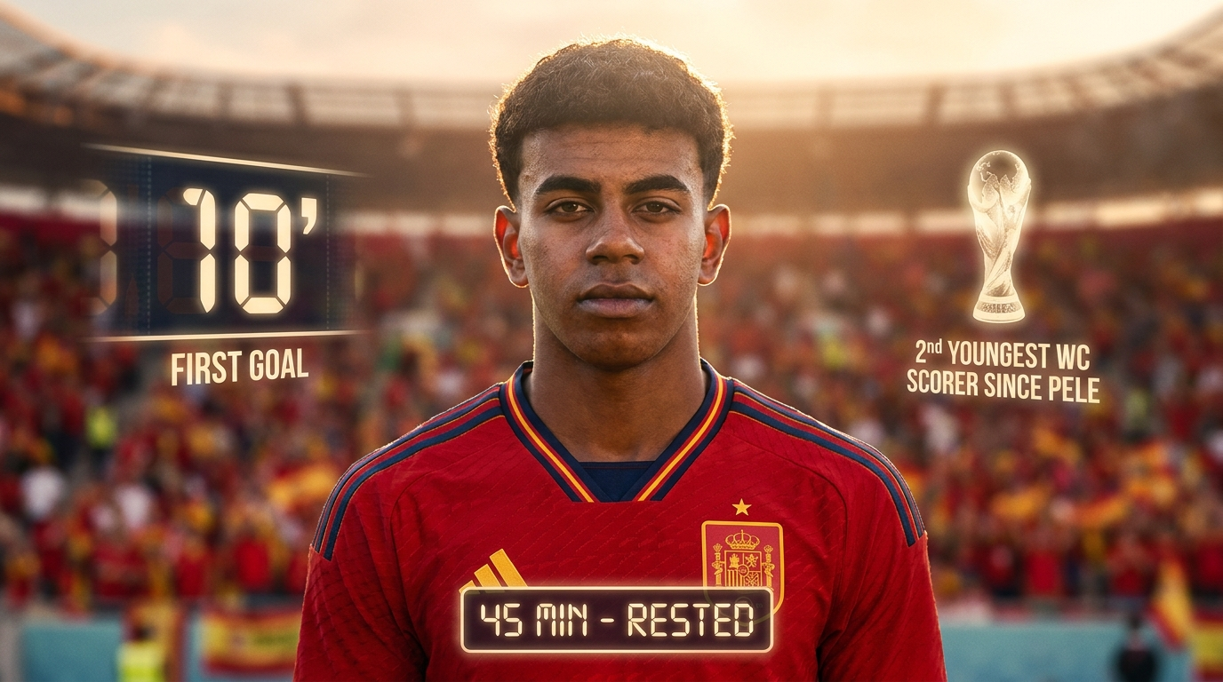 Lamine Yamal, Espagne 4-0 Arabie Saoudite, CDM 2026