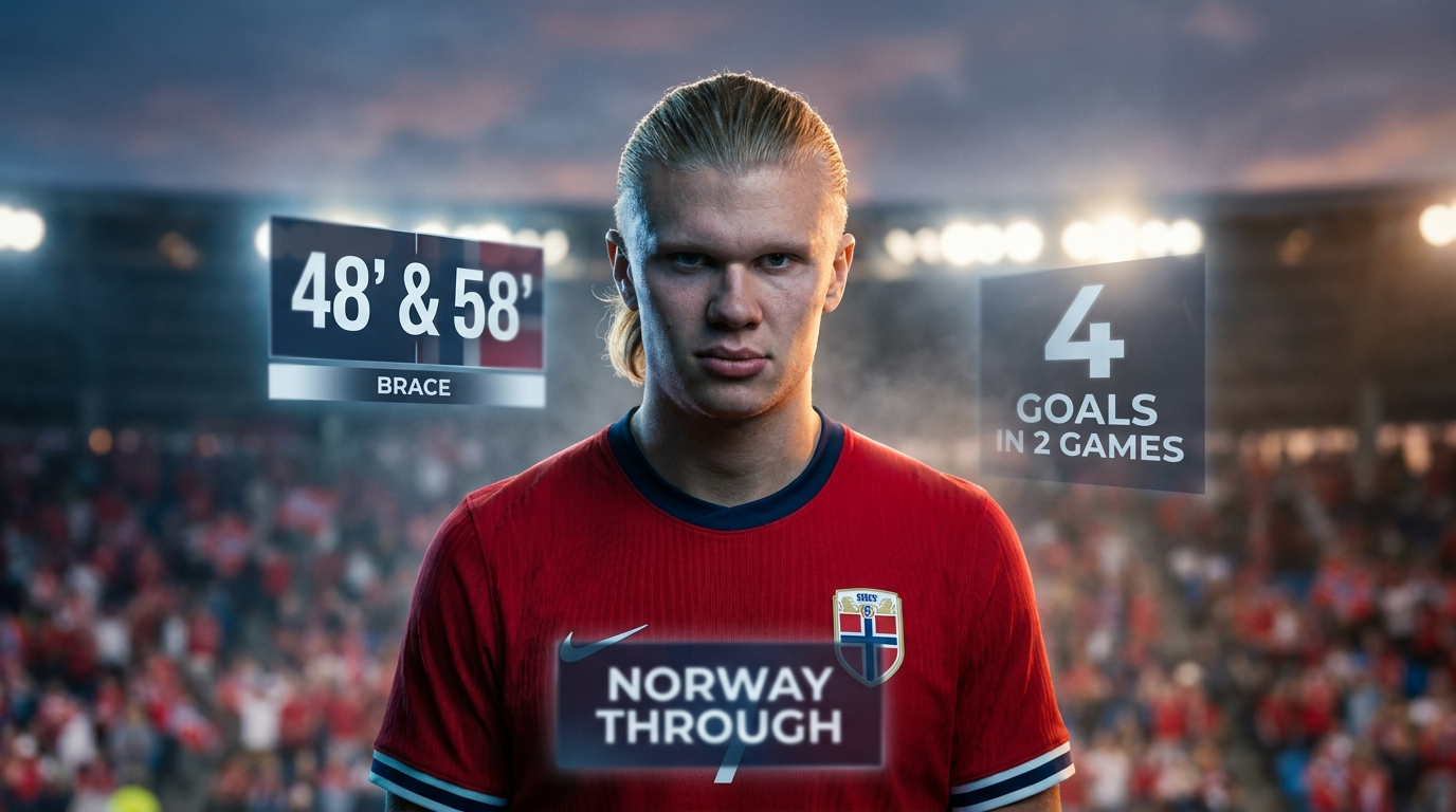 Erling Haaland, double, Norvege 3-2 Senegal, CDM 2026