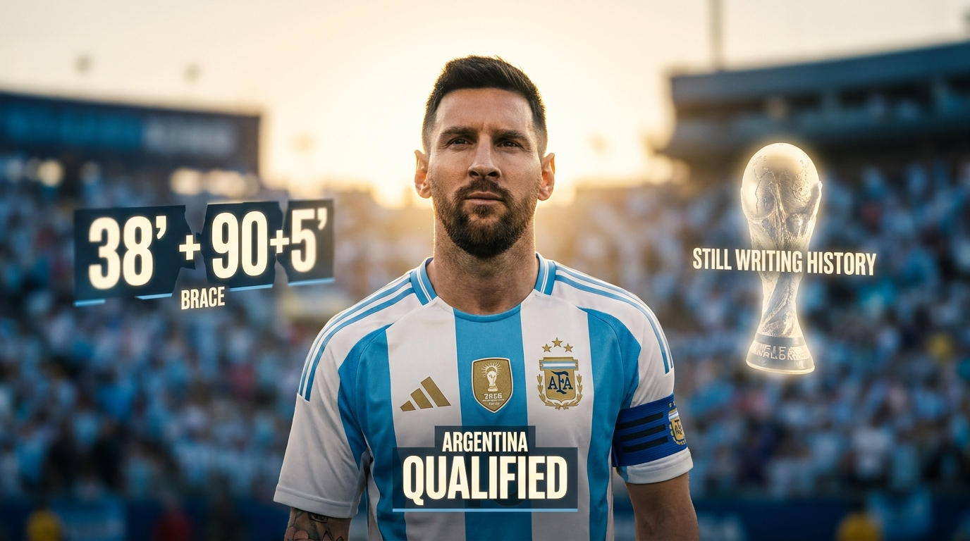 Lionel Messi, double, Argentine 2-0 Autriche, CDM 2026