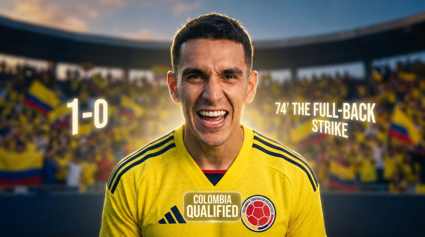 Daniel Munoz, but, Colombie 1-0 RD Congo, CDM 2026