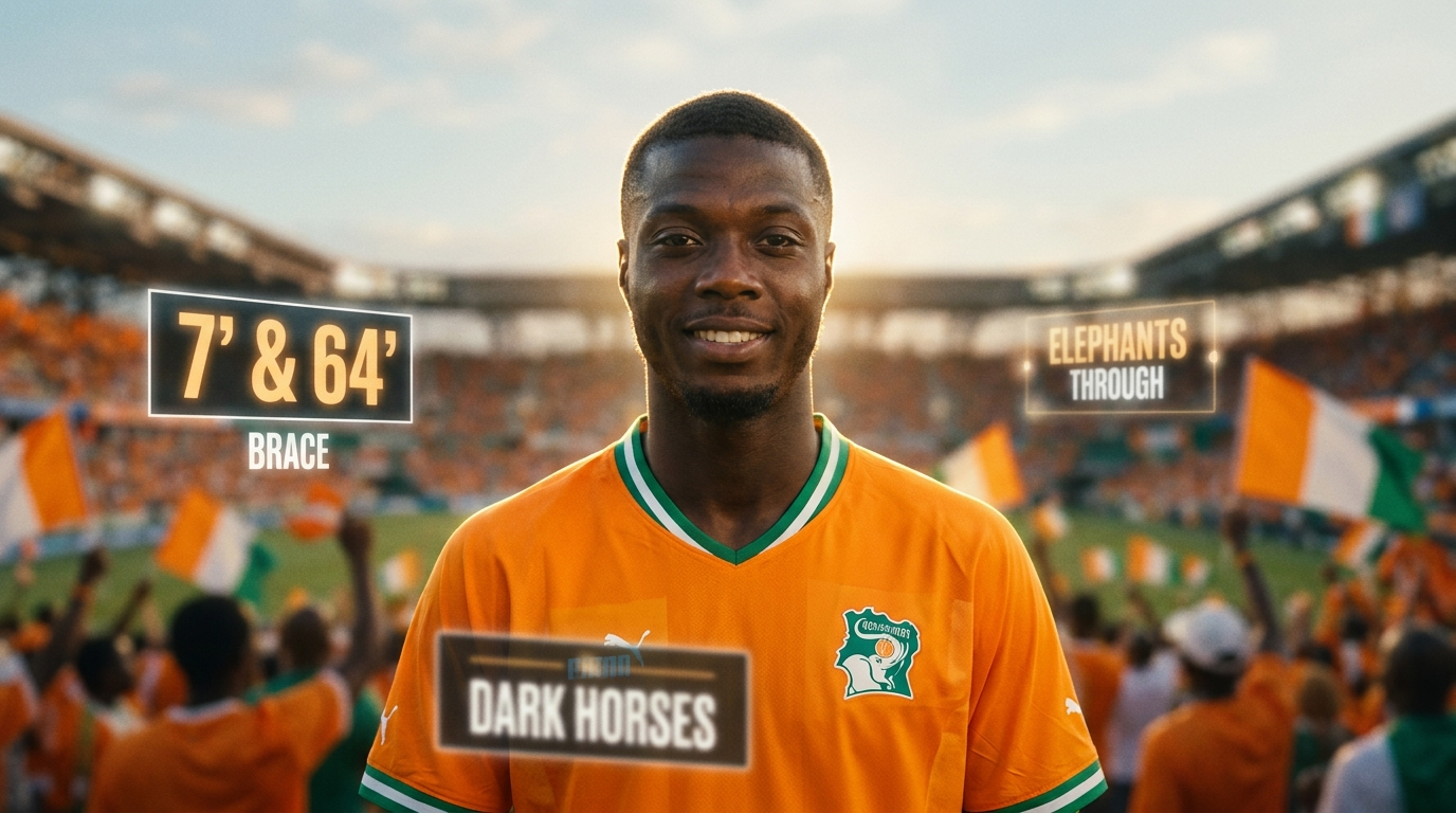 Nicolas Pepe, double, la Cote d Ivoire qualifiee, CDM 2026