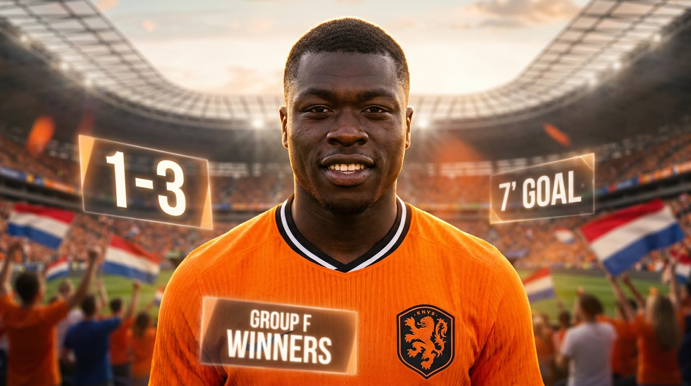 Les Pays-Bas terminent premiers du groupe F, CDM 2026