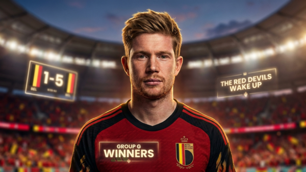 La Belgique se reveille, 1ere du groupe G, CDM 2026