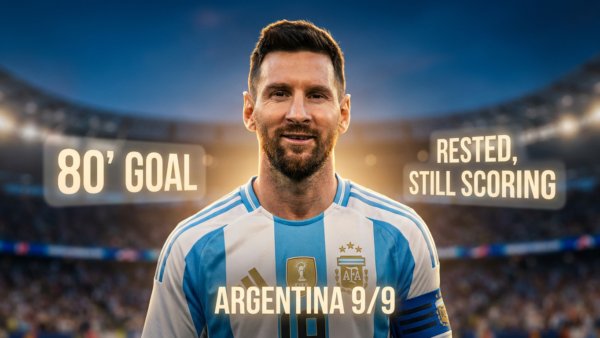 Messi preserve mais buteur, Argentine carton plein, CDM 2026