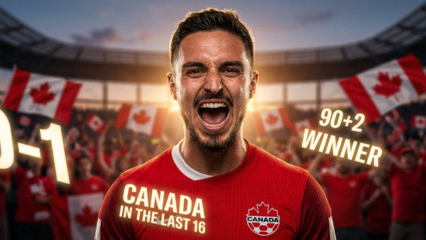 Eustaquio celebre le but vainqueur a la 90+2, Canada en huitiemes, CDM 2026