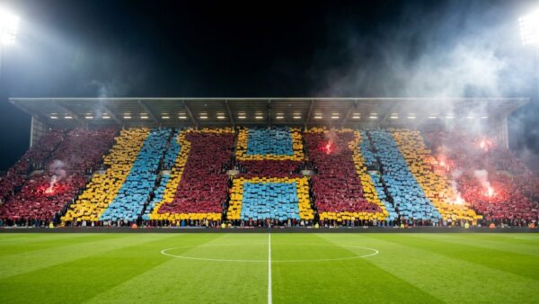 Tifo géant formant la lettre H dans un stade — Groupe H, Coupe du Monde 2026