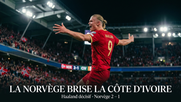 🇨🇮 Côte d&rsquo;Ivoire – Norvège (1-2) : Haaland brise le rêve ivoirien