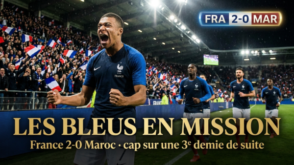 🇫🇷 France – Maroc (2-0) : les Bleus en mission, une frayeur Mbappé, une 3ᵉ demie de rang