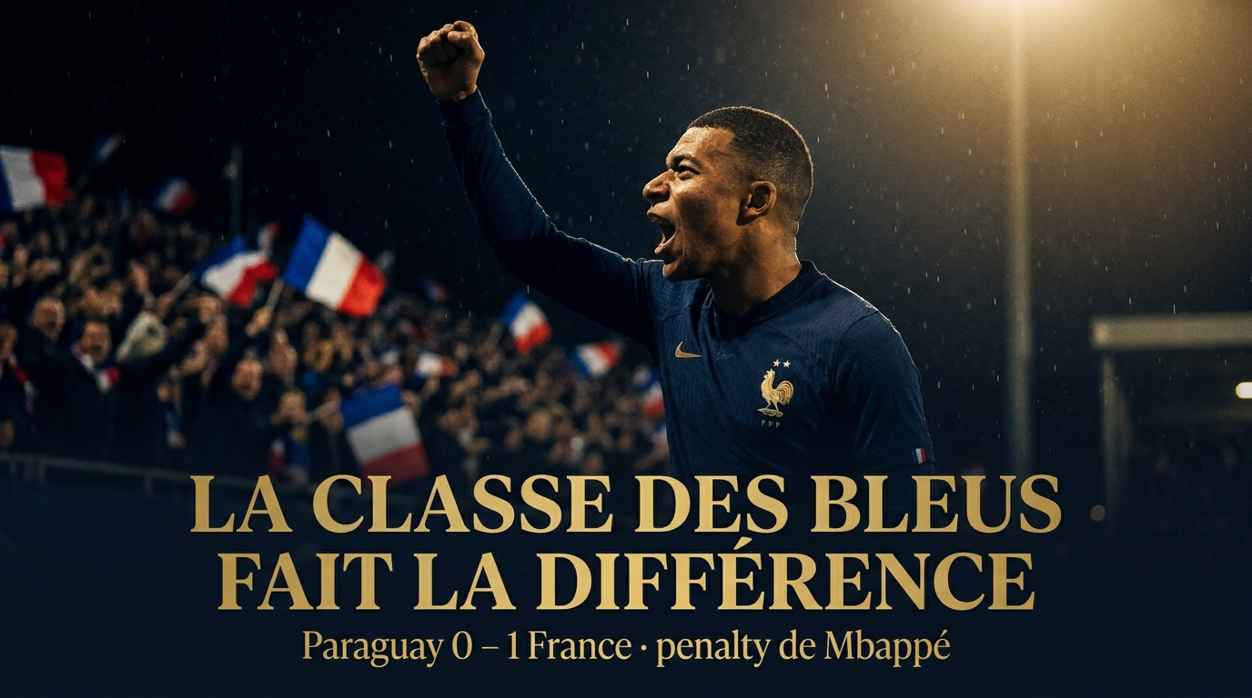🇵🇾 Paraguay – France (0-1) : la classe des Bleus dans un combat à la limite