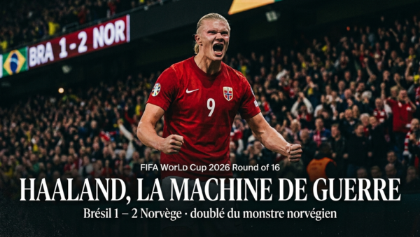 🇧🇷 Brésil – Norvège (1-2) : Haaland en machine de guerre, le Brésil chute