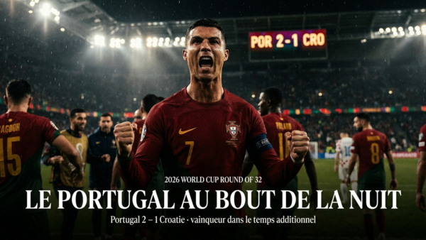 🇵🇹 Portugal – Croatie (2-1) : le Portugal s&rsquo;en sort au bout de la nuit