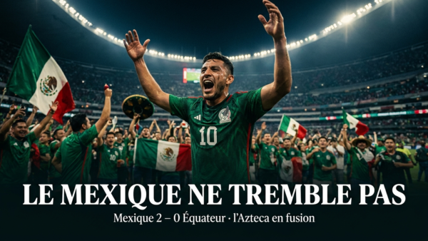 🇲🇽 Mexique – Équateur (2-0) : le pays-hôte ne tremble pas, l&rsquo;Azteca s’embrase