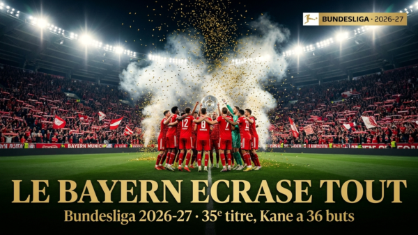 🇩🇪 Bundesliga 2026-27 : le Bayern écrase tout, Kane à 36 buts