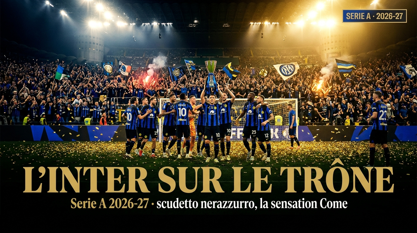 🇮🇹 Serie A 2026-27 : l&rsquo;Inter sur le trône, le conte de fées Côme